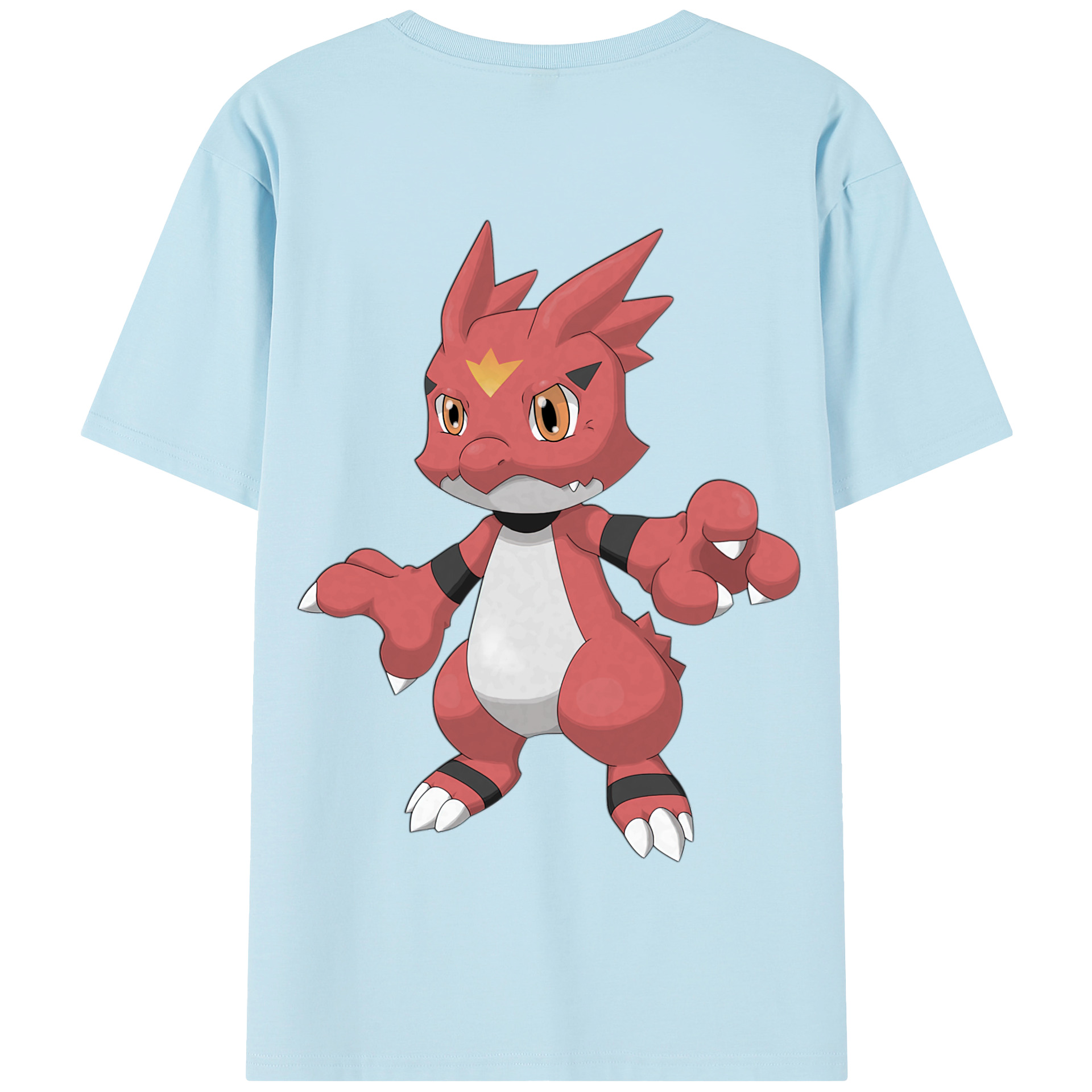 （画像用） Digimon デジタルモンスター/デジモン 綿100％半袖Tシャツ（背面プリント）
